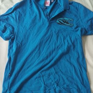 Lacoste Teal Polo Shirt with Crocodile Emblem